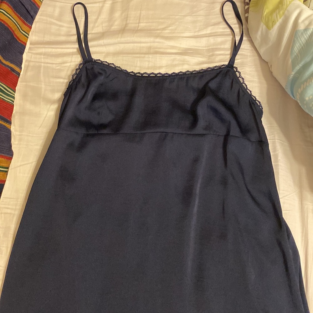 SUNDAY BEST for ARITZIA Eloise Slip Dress in Navy Blue S